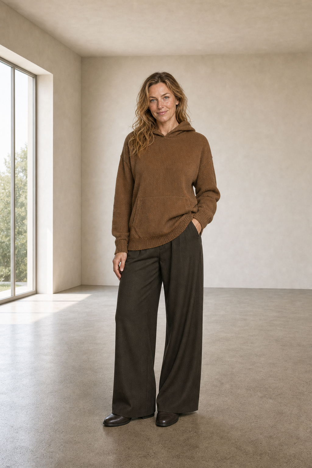 Camel Baby Alpaca Hoodie — Q'oñi